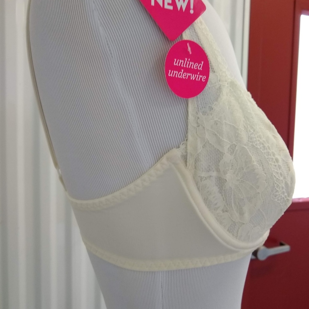 NWT Luxurious White Lace Bra Lingerie - Picture 5 of 8